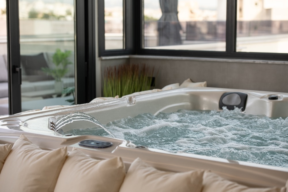 A,Close,Up,Of,Jacuzzi